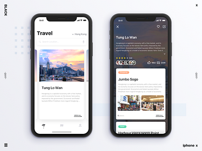 New Try Travel interface ui