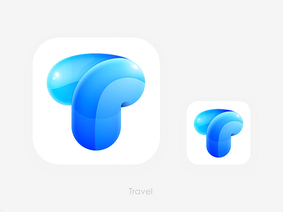Travel Logo 3D icon
