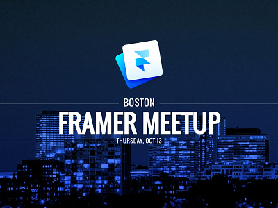 Boston Framer Meetup boston design framer learning prototyping tech ui ux workshop