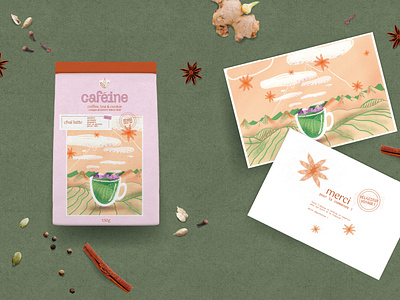 Brand identity and packaging for a coffeeshop