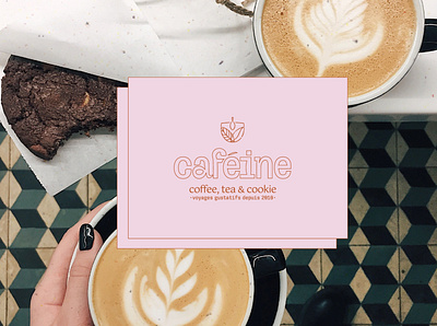 Coffeeshop's branding branding coffee coffeeshop cookie graphic design logo tea