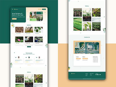 Tree Plantation Website Landing Page adobe xd branding design figma illustration landingpage logo photoshop ui ux