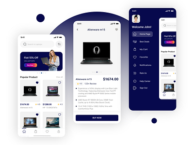 E-Commerce Mobile App UI/UX Design Concept adobe xd android branding design figma illustration ios landingpage logo photoshop ui uiux user experiance user interface ux