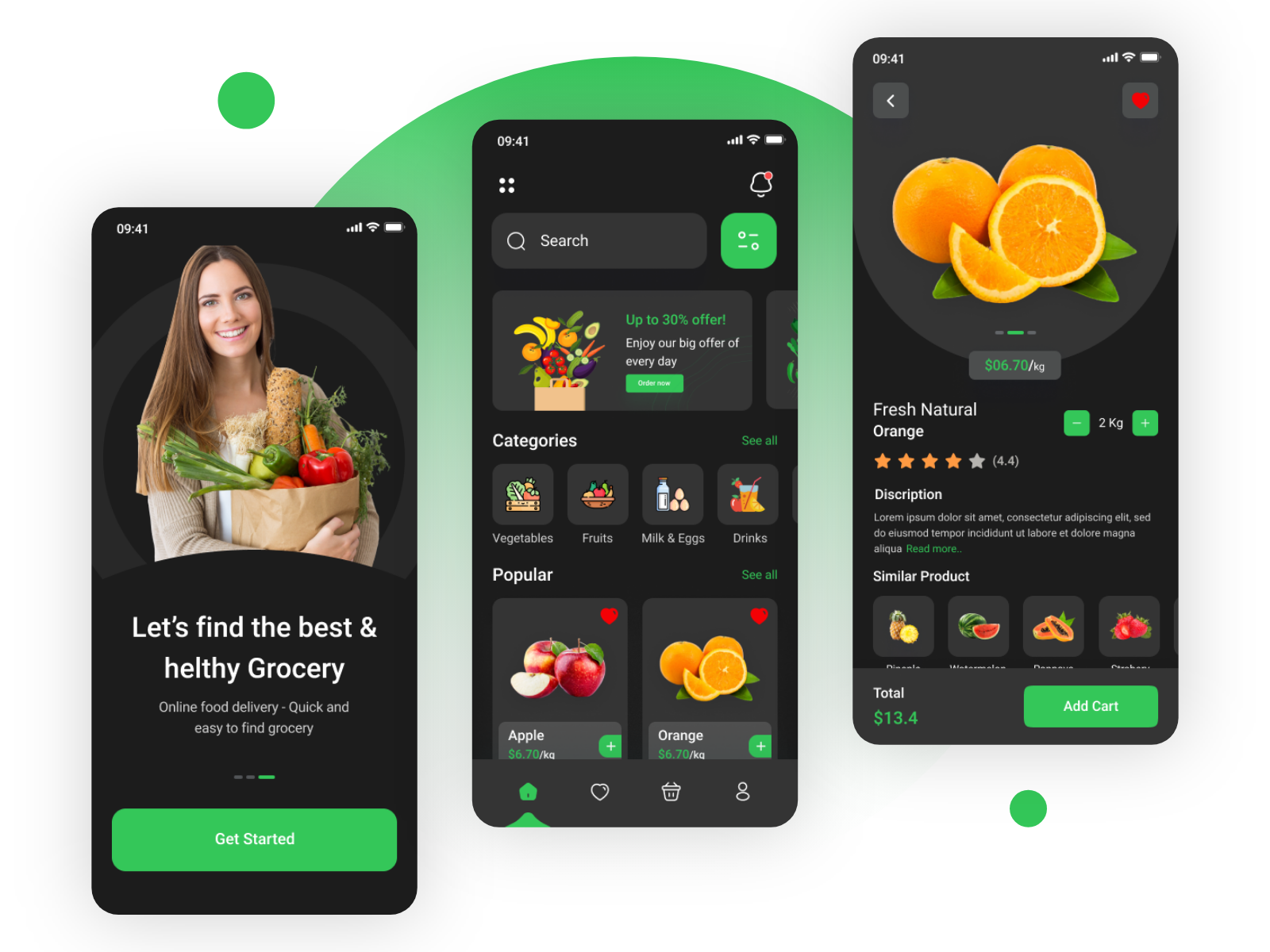 Grocery Store Mobile App UI/UX Design Concept by Insightlancer on Dribbble