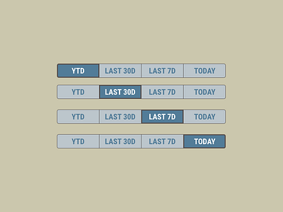 Toggle buttons with time options