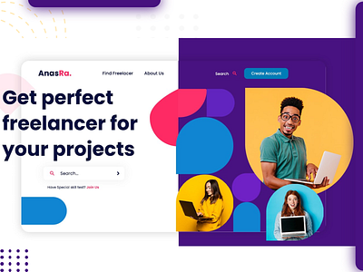 Agency Depth | Creative Website header design