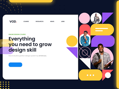 Agency Depth | Creative Website header design