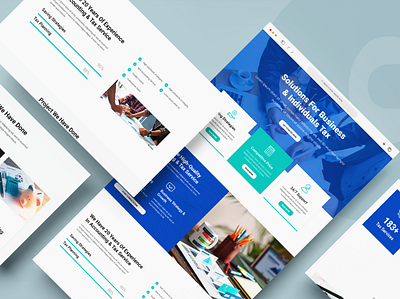 Finance Landing Page branding design graphic design ux