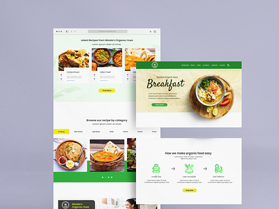 Organic Food Mockup