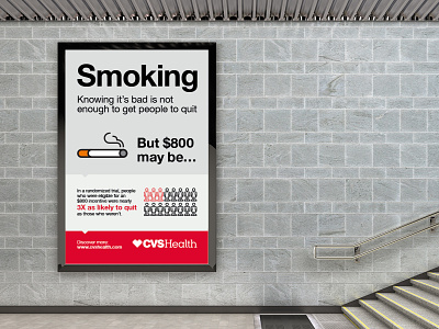 CVS Health quit smoking campaign branding campaigns chart illustrations graphic design infographic social assets
