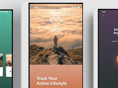 Trackers Home Screen