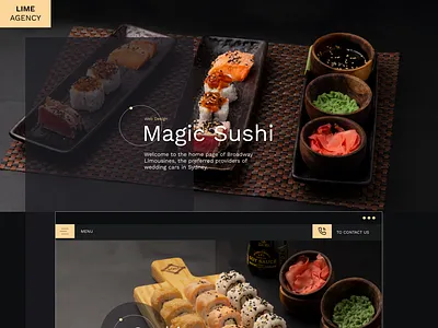 Sushi WebApp adobe photoshop adobexd aspire creative dark mode dark shade design designer figma food inspiration portfolio research restaurant seeking sushi ui user experince user interface ux