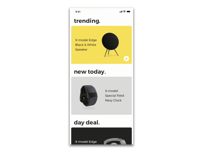 Online Store Animation ios11 ui ux ux microinteraction