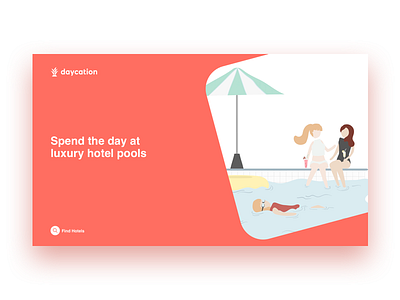 Daycation hotel landing page vacation