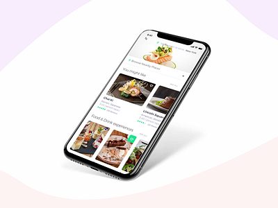 Restaurant App ios11 ui ux ux microinteraction