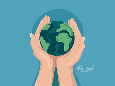 Earth day illustration adobe illustrator design earth day graphic design illustration planet planet illustration savetheplanet