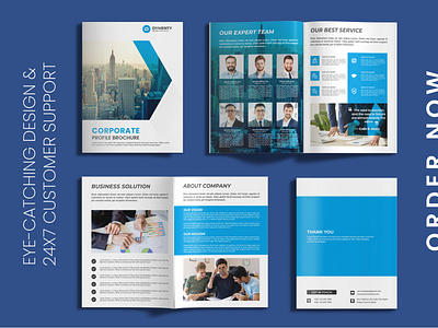 Professional company profile, business proposal, booklet design