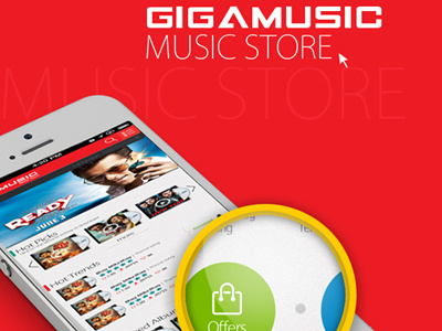 Music Selector android design iphone store ui ux