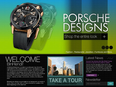 Porsche designs ui ux web design