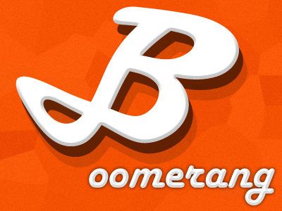 Boomerang boomerang icon logo design uiux