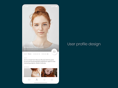 User profile design | DailyUI 006