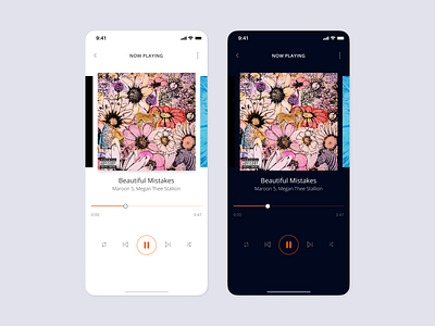 Music Player | DailyUI 009 dailyui design figma mobile music player ui ux