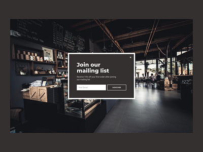 Pop-Up | DailyUI 016