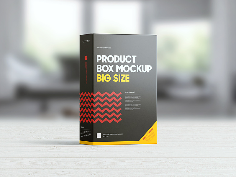 Download Product Box Mock-up by webandcat on Dribbble