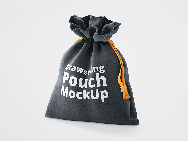 Download 3D Drawstring Pouch Free Mockup by webandcat on Dribbble