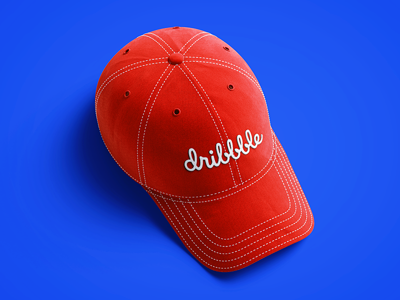Download Freebie PSD: Baseball Cap 3D Mockup by webandcat on Dribbble