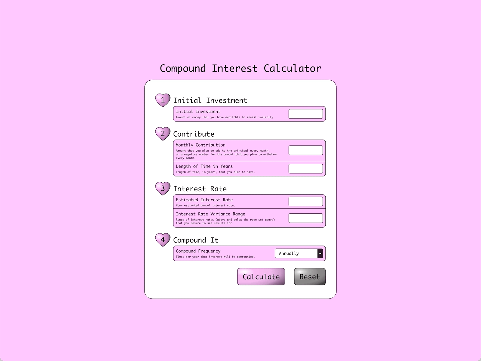 Day 27 - Dropdown branding calculator dailyui dailyuichallenge design drop down graphic design interest menu pink product design ui ui design uiux user interface ux ux design web design website