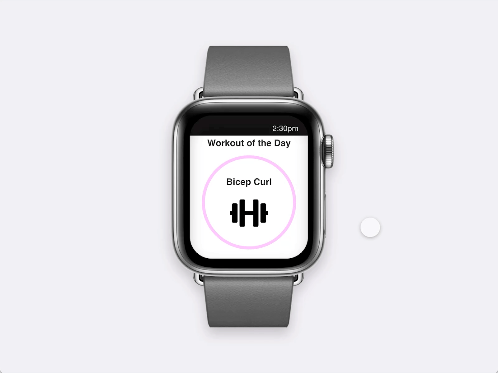 Day 62 - Workout of the Day animation apple apple watch branding complete daily dailyui dailyuichallenge design generator graphic design gym icons load motivation product design ui ux watch workout