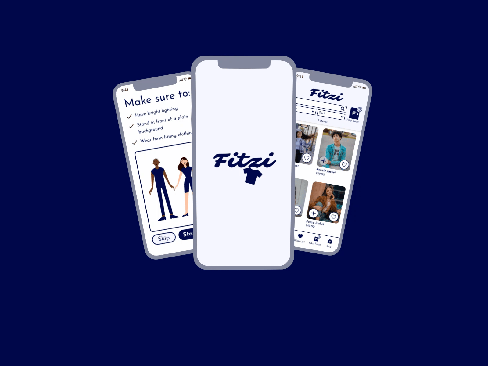 Fitzi App Mockup