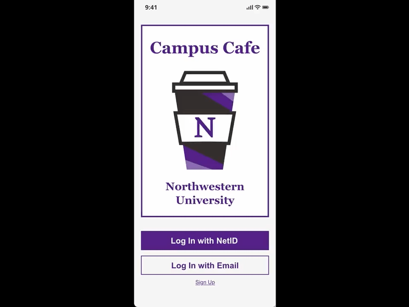 Campus Cafe App Demo - Case Study