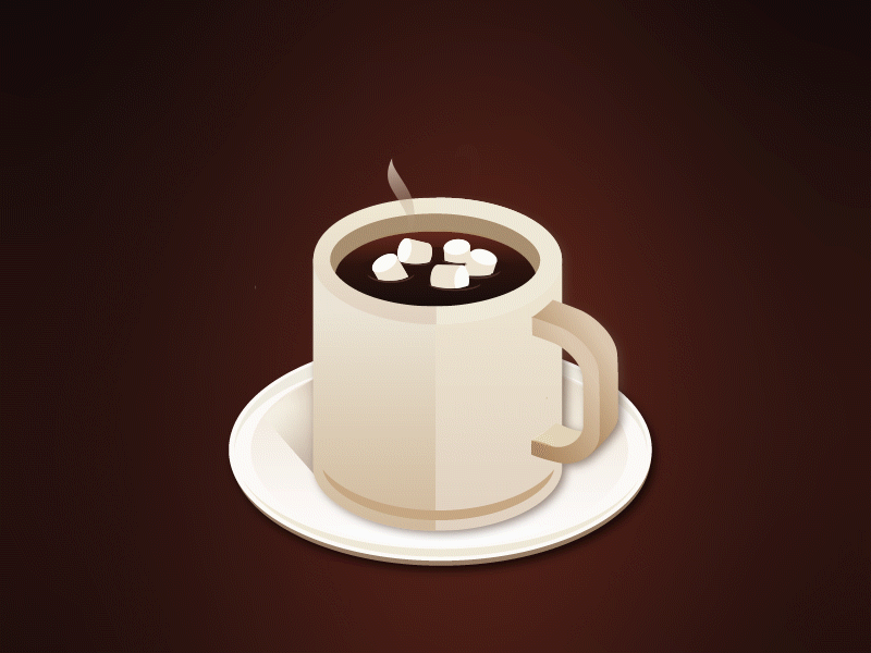 Sippin on some Cocoa aftereffects animation chocolate cocoa motiongraphics steam