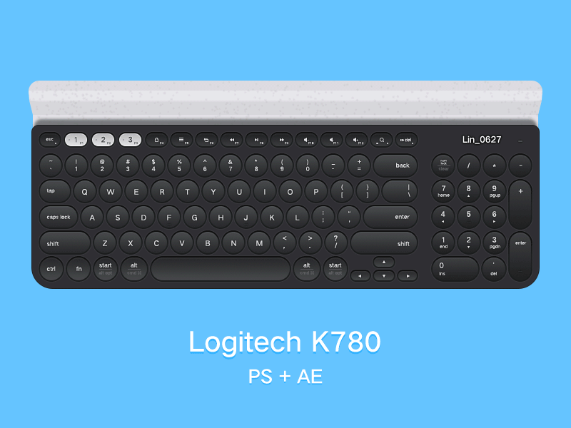 My New Keyboard ae gif k780 keyboard logitech ps