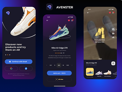 Avenster (AR Shopping App)