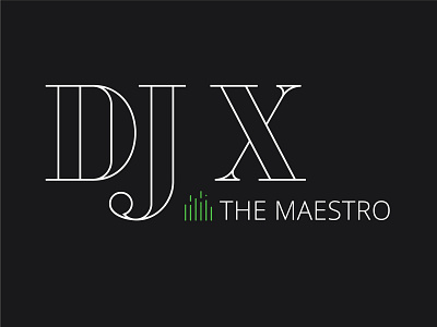 Proposed Logo for DJ That Didn't Make the Cut v1 Dark audio business dj logo logotype music type typogaphy