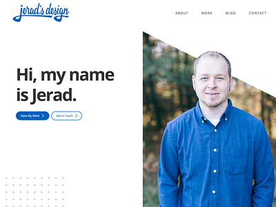 Jerad's Design 2020 Relaunch cms design jekyll portfolio portfolio design ui web design webdesign wordpress
