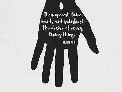 Psalms 145:16 - Free Wallpaper