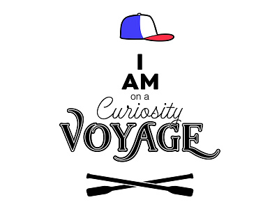 I am on a Curiosity Voyage apparel curiosity dustin henderson gaten matarazzo lettering stranger things t shirt tshirt type typography voyage