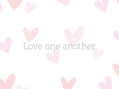 Love One Another v6 christian christianity encouragement lettering love love one another pattern type typography