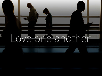 Love One Another v7 christian encouragement love love one another modern type typography