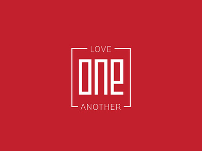 Love One Another v8 option 1 christian encouragement lettering love love one another type typography