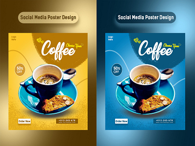 Yellow or Blue? social Media Poster Design... design facebookpost graphic design posterdesign