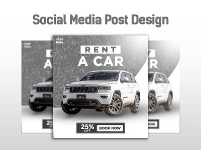 Rent a Car? Social Media post Design.