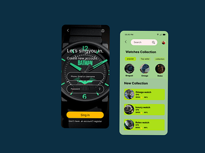 Watch apps and login apps apps desing blue branding clock logo minimal mobile apps sing up ui ui desing ux desing watch apps watch apps desing watch login