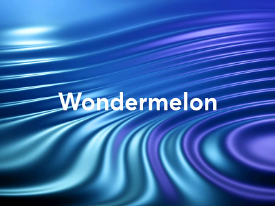 Wondermelon 3d animation abstract artificial blender concept intelligence procedural ripple texture waves wondermelon