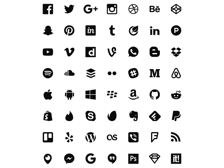 50 Free Flat Icons (Sketch & Illustrator) by Alexis Doreau 🤘 on Dribbble