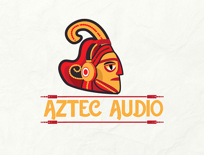 Aztec Audio branding design graphic design illustration logo typography